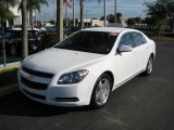 2010 Summit White Chevrolet Malibu LT Sedan #22342489