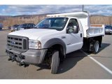 Oxford White Ford F450 Super Duty in 2005