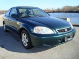 1999 Clover Green Pearl Honda Civic EX Coupe #22277821
