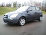 2008 Charcoal Gray Hyundai Accent GS Coupe #22341037