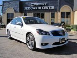 2008 Moonlight White Infiniti M 45 Sedan #22277601