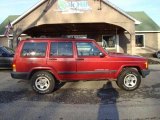 1999 Chili Pepper Red Pearl Jeep Cherokee Sport 4x4 #22353103