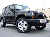 2010 Black Jeep Wrangler Unlimited Sahara 4x4 #22313927