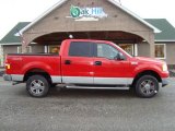 2005 Bright Red Ford F150 XLT SuperCrew 4x4 #22353105