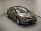 2007 Galaxy Gray Metallic Honda Civic EX Sedan #22426923