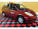 2007 Salsa Red Pearl Toyota Sienna LE #22277194