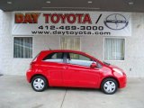 2007 Absolutely Red Toyota Yaris 3 Door Liftback #22340239