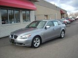 2007 Silver Grey Metallic BMW 5 Series 525i Sedan #22429484