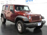 2007 Red Rock Crystal Pearl Jeep Wrangler Unlimited X 4x4 #22328270