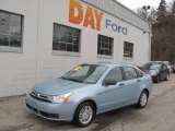 2009 Light Ice Blue Metallic Ford Focus SE Sedan #22416600