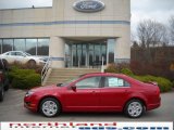 2010 Sangria Red Metallic Ford Fusion SE #22413537