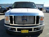 2010 Oxford White Ford F250 Super Duty Lariat Crew Cab 4x4 #22344170