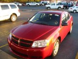 2010 Inferno Red Crystal Pearl Dodge Avenger SXT #22355496