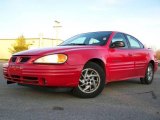 2001 Bright Red Pontiac Grand Am SE Sedan #22545004