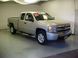 2008 Silver Birch Metallic Chevrolet Silverado 1500 LT Extended Cab 4x4 #22559234