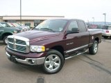 2004 Deep Molten Red Pearl Dodge Ram 1500 Laramie Quad Cab 4x4 #22580886