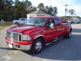 2007 Red Ford F350 Super Duty Lariat Crew Cab Dually #22592941