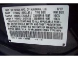 2007 Odyssey Color Code for Midnight Blue Pearl - Color Code: B518P