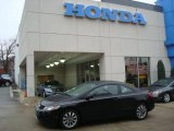 2009 Crystal Black Pearl Honda Civic EX Coupe #22580156