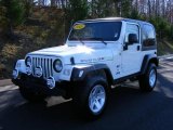 2005 Stone White Jeep Wrangler Rubicon 4x4 #22593385