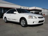 1999 Taffeta White Honda Civic EX Coupe #2252866