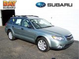 2009 Seacrest Green Metallic Subaru Outback 2.5i Special Edition Wagon #22549288