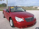 2008 Inferno Red Crystal Pearl Chrysler Sebring LX Convertible #22572635
