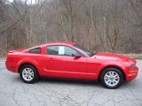 2007 Torch Red Ford Mustang V6 Deluxe Coupe #22553760