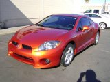 2007 Sunset Pearlescent Mitsubishi Eclipse GS Coupe #2257673