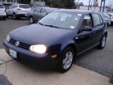 2002 Indigo Blue Pearl Volkswagen Golf GLS Sedan #22682914