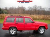 2001 Flame Red Jeep Cherokee Classic 4x4 #22691723