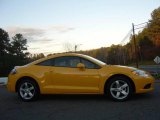 2009 Solar Satin Yellow Mitsubishi Eclipse GS Coupe #22678039