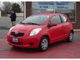 2008 Absolutely Red Toyota Yaris 3 Door Liftback #22582609