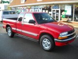 2003 Victory Red Chevrolet S10 LS Extended Cab 4x4 #22767790