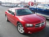 2009 Inferno Red Crystal Pearl Dodge Charger SXT #22775055