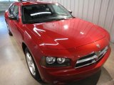 2009 Inferno Red Crystal Pearl Dodge Charger SXT #22772523