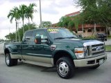 2008 Forest Green Metallic Ford F350 Super Duty King Ranch Crew Cab 4x4 Dually #22834966