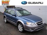 2008 Newport Blue Pearl Subaru Outback 2.5i Limited Wagon #22834962