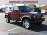 2007 Red Rock Crystal Pearl Jeep Wrangler Unlimited X 4x4 #22895006