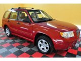 2006 Garnet Red Pearl Subaru Forester 2.5 X #22888405