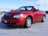 2008 Inferno Red Crystal Pearl Chrysler Sebring Touring Convertible #22923661