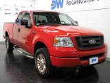 2005 Bright Red Ford F150 STX SuperCab 4x4 #22921153