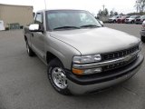 2002 Light Pewter Metallic Chevrolet Silverado 1500 LS Regular Cab #22984315