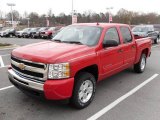 2009 Victory Red Chevrolet Silverado 1500 LT Crew Cab #22992498