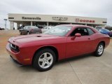 2010 Inferno Red Crystal Pearl Dodge Challenger SE #22988131