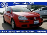 2008 Tornado Red Volkswagen Rabbit 2 Door #22993781