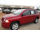 2010 Inferno Red Crystal Pearl Jeep Compass Sport #22988133
