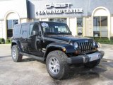 2008 Black Jeep Wrangler Unlimited Sahara 4x4 #22987332