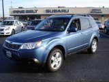 2010 Newport Blue Pearl Subaru Forester 2.5 X Premium #22971454