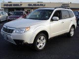 2010 Satin White Pearl Subaru Forester 2.5 X Limited #22971457